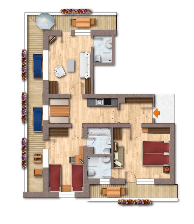 Apartmenthaus Katharina Mayrhofen Dış mekan fotoğraf